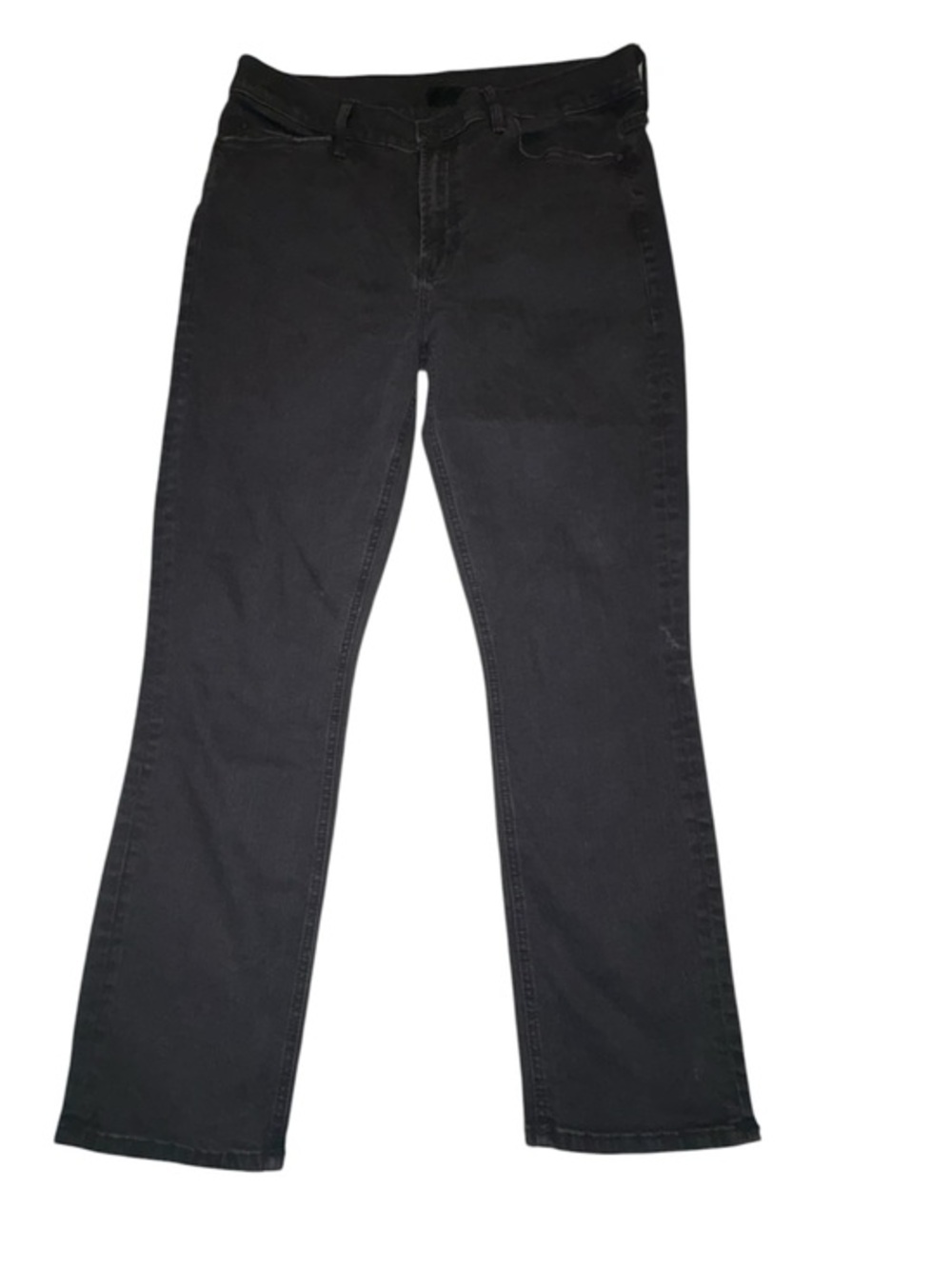 Mother Mid Rise Dazzle Ankle Black denim size 32